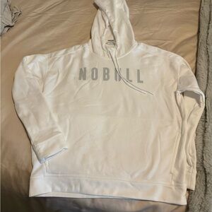 NOBULL White Hoodie Sweatshirt